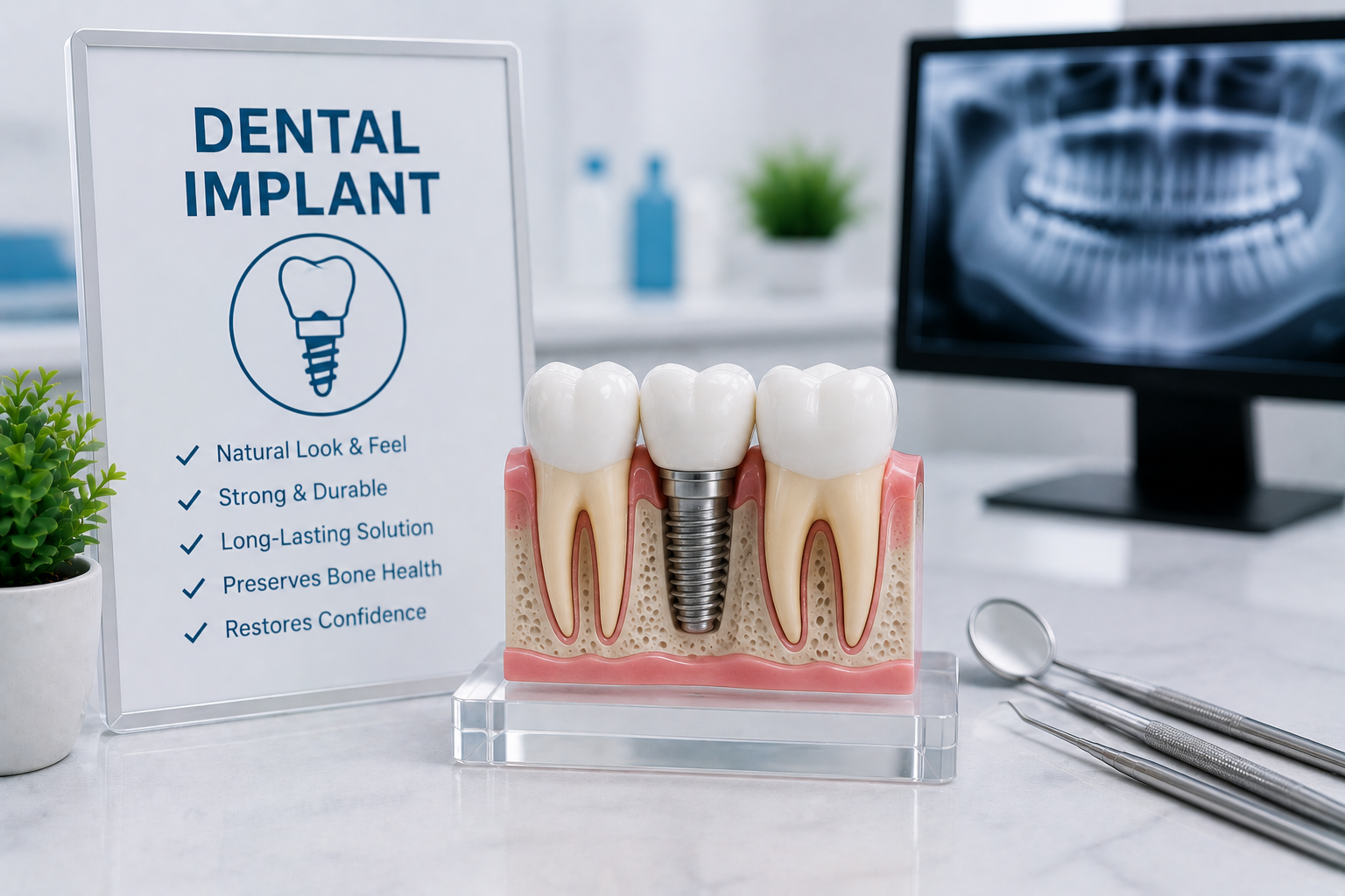 Dental implant treatment at Olympia Dental