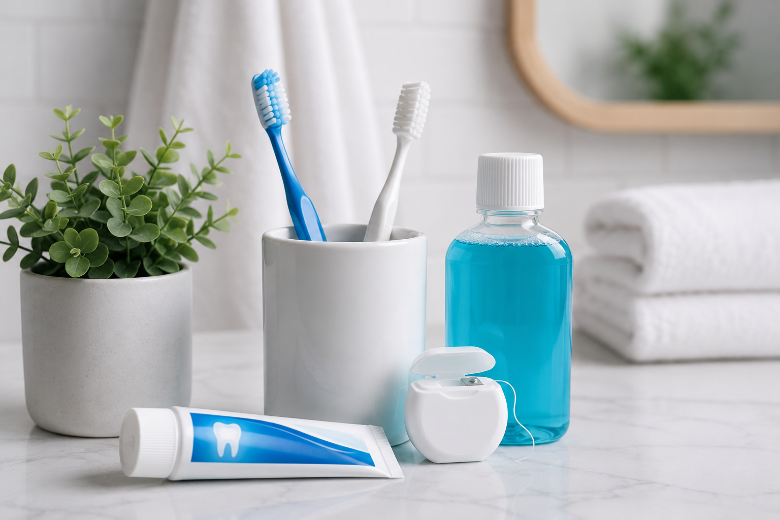 Home dental care for healthy teeth and gums