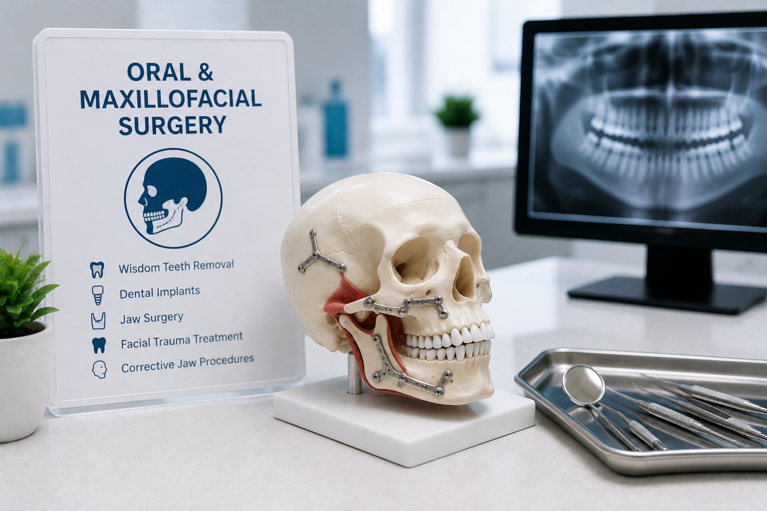 Oral and maxillofacial surgery at Olympia Dental