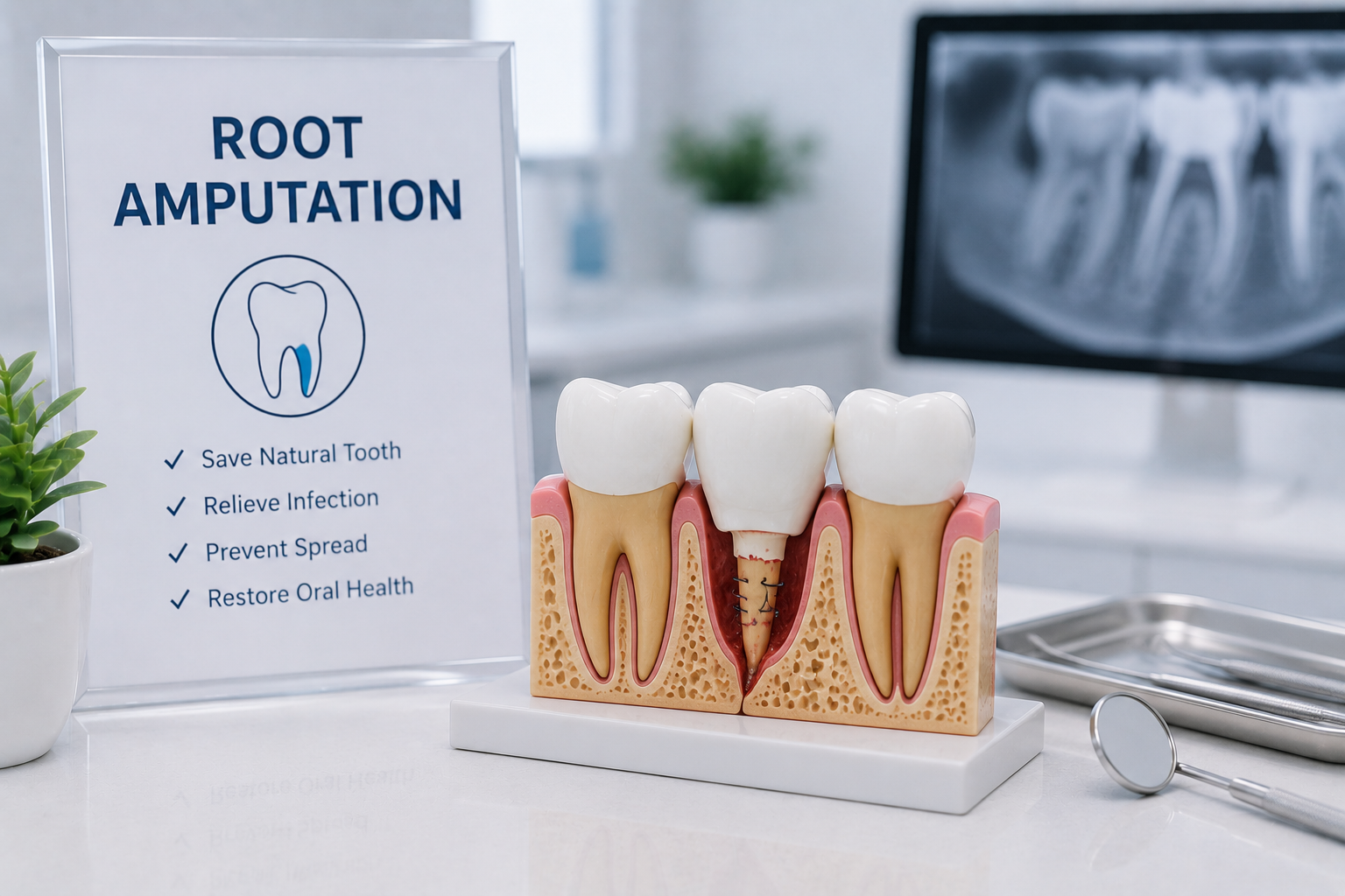 Root Amputation Treatment at Olympia Dental